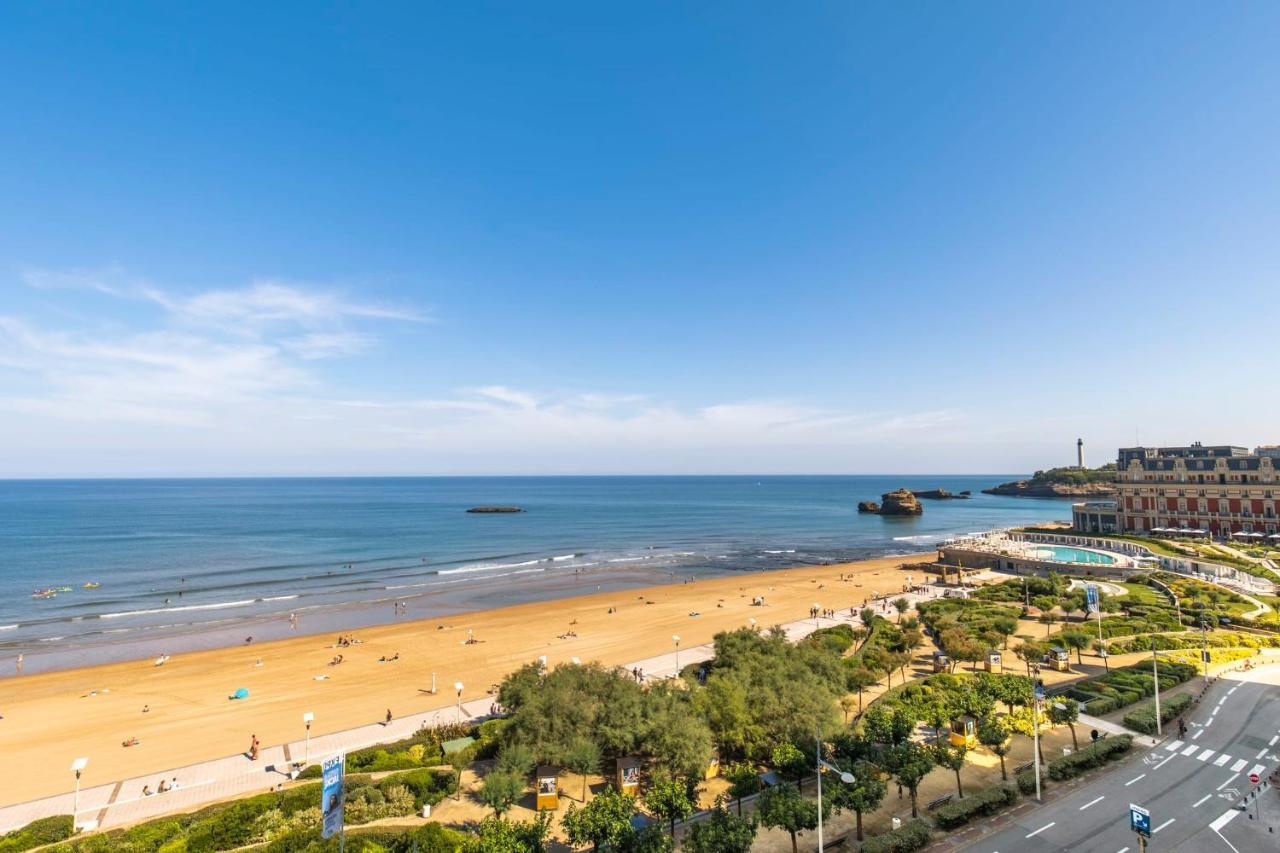 Nouvelle Vague Modern Ocean View Studio W Balcony - Swimming Pool Биариц Екстериор снимка