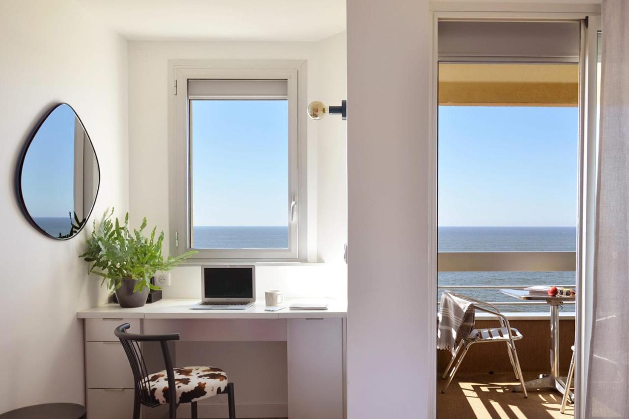 Nouvelle Vague Modern Ocean View Studio W Balcony - Swimming Pool Биариц Екстериор снимка